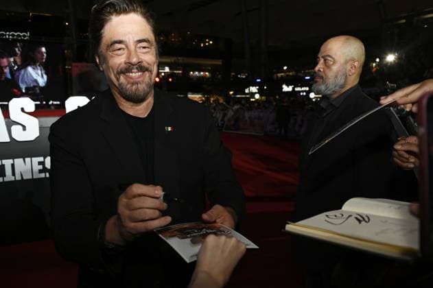 Red carpet for ˜One Battle After Another™ fan event at Toreo Parque Central Featuring: Benicio del Toro Where: Mexico City, Mexico When: 18 Sep 2025 Credit: Carlos Tischler EyePix INSTARimages EDITORIAL USE ONLY. NOT FOR USE BY NEWSPAPERS BASED IN THE UK. Copyright: xx instar55105481
