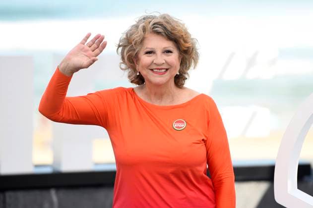 Esther Garcia at the photocall for the presentation of the Donostia Award at the 73rd San Sebastian International Film Festival Festival Internacional de Cine de San Sebastian on the Kursaal Terrace San Sebastian, 19 09 2025 Foto:xC.xNiehausx xFuturexImagex garcia_5903