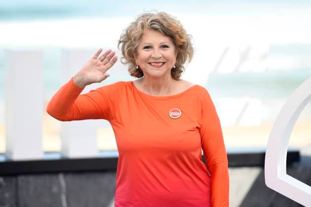 Esther Garcia at the photocall for the presentation of the Donostia Award at the 73rd San Sebastian International Film Festival Festival Internacional de Cine de San Sebastian on the Kursaal Terrace San Sebastian, 19 09 2025 Foto:xC.xNiehausx xFuturexImagex garcia_5904