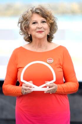 Esther Garcia at the photocall for the presentation of the Donostia Award at the 73rd San Sebastian International Film Festival Festival Internacional de Cine de San Sebastian on the Kursaal Terrace San Sebastian, 19 09 2025 Foto:xC.xNiehausx xFuturexImagex garcia_5912