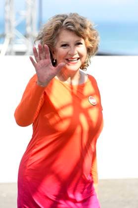 Esther Garcia at the photocall for the presentation of the Donostia Award at the 73rd San Sebastian International Film Festival Festival Internacional de Cine de San Sebastian on the Kursaal Terrace San Sebastian, 19 09 2025 Foto:xC.xNiehausx xFuturexImagex garcia_5915