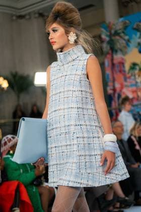 Paul Costelloe LFW SS26 Runway Show at the Waldorf. A model walks at the Paul Costelloe London Fashion Week SS26 Runway at the Waldorf., Credit:Lounis Tiar Avalon United Kingdom, London  Copyright: xLounisxTiarx xAvalonx 1038593219
