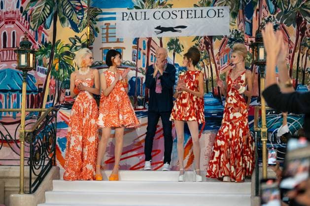 Paul Costelloe LFW SS26 Runway Show at the Waldorf. A model walks at the Paul Costelloe London Fashion Week SS26 Runway at the Waldorf., Credit:Lounis Tiar Avalon United Kingdom, London  Copyright: xLounisxTiarx xAvalonx 1038594360