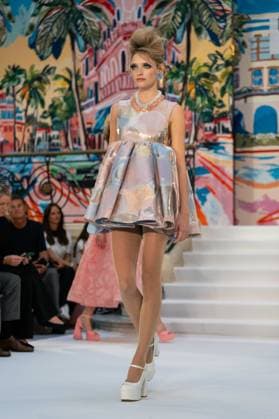 Paul Costelloe LFW SS26 Runway Show at the Waldorf. A model walks at the Paul Costelloe London Fashion Week SS26 Runway at the Waldorf., Credit:Lounis Tiar Avalon United Kingdom, London  Copyright: xLounisxTiarx xAvalonx 1038594379