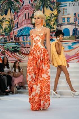 Paul Costelloe LFW SS26 Runway Show at the Waldorf. A model walks at the Paul Costelloe London Fashion Week SS26 Runway at the Waldorf., Credit:Lounis Tiar Avalon United Kingdom, London  Copyright: xLounisxTiarx xAvalonx 1038594839