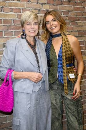 Dutch Royals At My Lima Lima Fashion Show - Amsterdam Eloise van Oranje with Princess Laurentien during the My Lima Lima Fashion Show, a unique event where fashion, sustainability, and social impact converge at Studio Noorderfabriek on September 18, 2025 in Amsterdam, The Netherlands. Photo by NL Beeld Patrick van Emst Bruno Press ABACAPRESS.COM Amsterdam Netherlands  Copyright: xBrunoxPress ABACAx