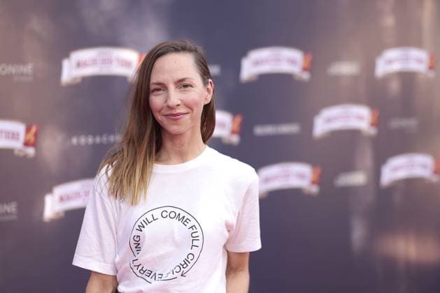 Katharina Schuettler at the Die Schule der Magischen Tiere 4 movie premiere at the Zoo Palast in Berlin on 19 09 2025 Die Schule der Magischen Tiere 4 movie premiere in Berlin