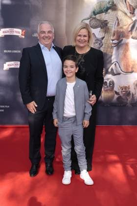 Eyke Gruening and Nancy Faeser and their son Tim at The School of Magical Animals 4 movie premiere at Zoo Palast in Berlin on 19 09 2025 The School of Magical Animals 4 movie premiere in Berlin