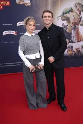 Emilia Pieske and Luis Vorbach at The School of Magical Animals 4 movie premiere at Zoo Palast in Berlin on 19 09 2025 The School of Magical Animals 4 movie premiere in Berlin