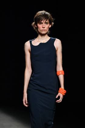 Mercedes-Benz Fashion Week Madrid A model walks the runway wearing a design by Baro Lucas during Mercedes-Benz Fashion Week de Madrid in IFERMA, 19 septiembre 2025 Spain Copyright: xx FOTO12729