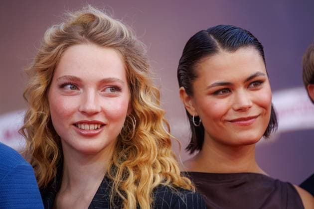 Premiere Die Schule der magischen Tiere 4 Emilia Maier and Tomomi Themann at the premiere of the movie Die Schule der magischen Tiere 4 at Zoo Palast on 19 09 2025 in Berlin Copyright: xEventpressxKochanx