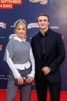 Premiere Die Schule der magischen Tiere 4 Emilia Pieske and Luis Vorbach at the premiere of the movie Die Schule der magischen Tiere 4 at Zoo Palast on 19 09 2025 in Berlin Copyright: xEventpressxKochanx
