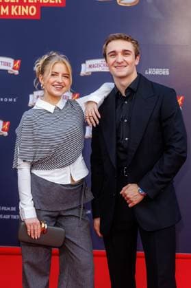 Premiere Die Schule der magischen Tiere 4 Emilia Pieske and Luis Vorbach at the premiere of the movie Die Schule der magischen Tiere 4 at Zoo Palast on 19 09 2025 in Berlin Copyright: xEventpressxKochanx