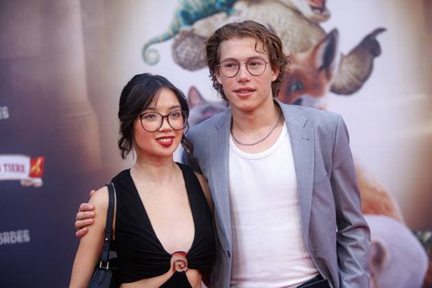 Premiere Die Schule der magischen Tiere 4 Purnima Graetz and Thilo Fridolin Matthes at the premiere of the movie Die Schule der magischen Tiere 4 at Zoo Palast on 19 09 2025 in Berlin Copyright: xEventpressxKochanx