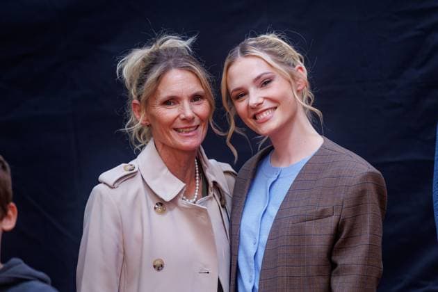 Premiere Die Schule der magischen Tiere 4 Monika Graf and Esther Graf at the premiere of the movie Die Schule der magischen Tiere 4 at Zoo Palast on 19 09 2025 in Berlin Copyright: xEventpressxKochanx