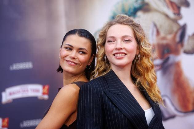 Premiere Die Schule der magischen Tiere 4 Tomomi Themann and Emilia Maier at the premiere of the movie Die Schule der magischen Tiere 4 at Zoo Palast on 19 09 2025 in Berlin Copyright: xEventpressxKochanx