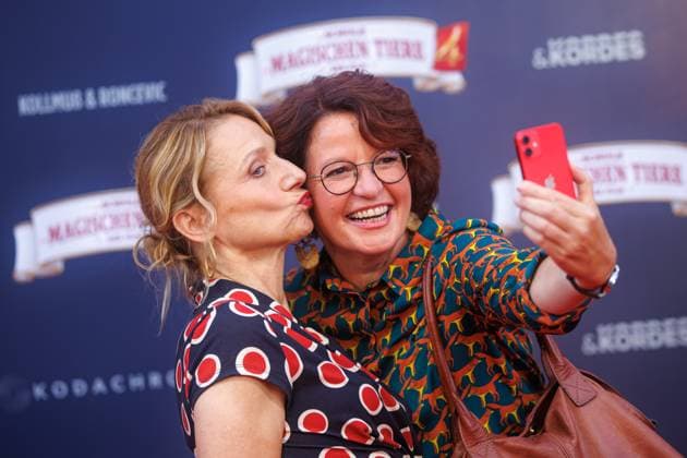 Premiere Die Schule der magischen Tiere 4 Christina Große and Margit Auer at the premiere of the movie Die Schule der magischen Tiere 4 at Zoo Palast on 19 09 2025 in Berlin Copyright: xEventpressxKochanx