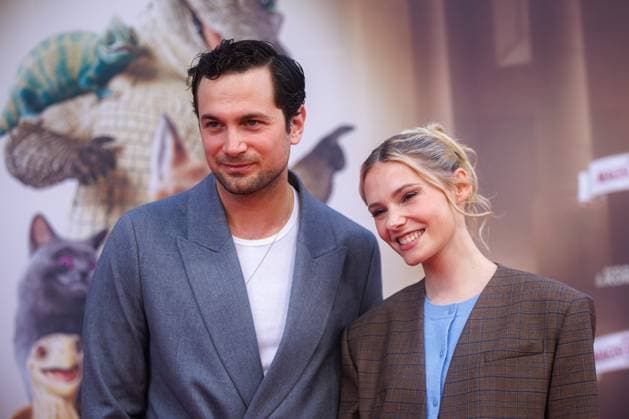 Premiere Die Schule der magischen Tiere 4 Samuel Schneider and Esther Graf at the premiere of the movie Die Schule der magischen Tiere 4 at Zoo Palast on 19 09 2025 in Berlin Copyright: xEventpressxKochanx
