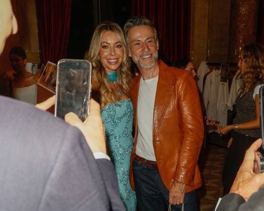 The London Fashion Week: Barrus X Art De Huile Show held at The Royal Horseguards Hotel - Arrivals Juliet Mayhew, and Phillip Foster attending the London Fashion Week: Barrus X Art De Huile Show held at The Royal Horseguards Hotel, London London United Kingdom Copyright: xMarioxMitsisx xSOPAxImagesx MarioMitsis_LFWBarrusX_Juliet Mayhew, Phillip Foster-385828
