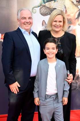 Nancy Faeser with husband Eyke Grüning and son Tim at the premiere of the movie The School of Magical Animals 4 at Zoo Palast Berlin, 19 09 2025 Foto:xN.xKubelkax xFuturexImagex tiere_berlin_5906