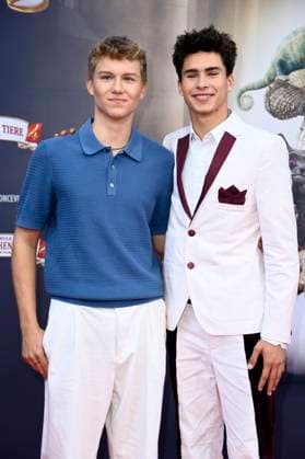 Leonard Conrads and Loris Sichrovsky at the premiere of the movie Die Schule der magischen Tiere 4 at Zoo Palast Berlin, 19 09 2025 Foto:xN.xKubelkax xFuturexImagex tiere_berlin_5923
