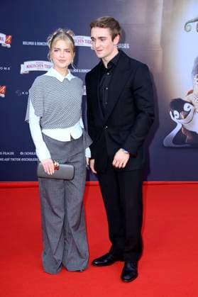 Emilia Pieske and Luis Vorbach at the premiere of the movie Die Schule der magischen Tiere 4 at Zoo Palast Berlin, 19 09 2025 Foto:xN.xKubelkax xFuturexImagex tiere_berlin_5927