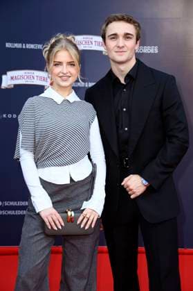 Emilia Pieske and Luis Vorbach at the premiere of the movie Die Schule der magischen Tiere 4 at Zoo Palast Berlin, 19 09 2025 Foto:xN.xKubelkax xFuturexImagex tiere_berlin_5930