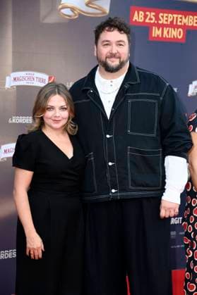 Annett Louisan and Daniel Zillmann at the premiere of the movie Die Schule der magischen Tiere 4 at Zoo Palast Berlin, 19 09 2025 Foto:xN.xKubelkax xFuturexImagex tiere_berlin_5953