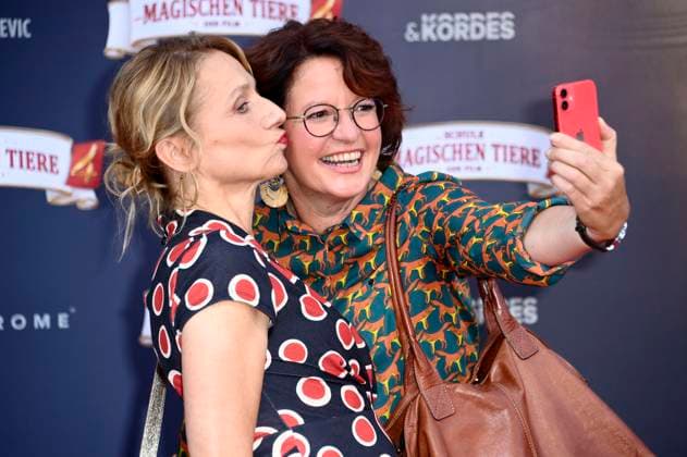 Christina Große and Margit Auer at the premiere of the movie Die Schule der magischen Tiere 4 at Zoo Palast Berlin, 19 09 2025 Foto:xN.xKubelkax xFuturexImagex tiere_berlin_5964