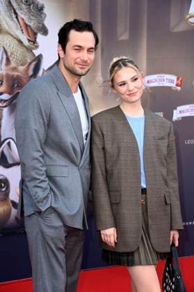 Samuel Schneider and Esther Graf at the premiere of the movie Die Schule der magischen Tiere 4 at Zoo Palast Berlin, 19 09 2025 Foto:xN.xKubelkax xFuturexImagex tiere_berlin_5982