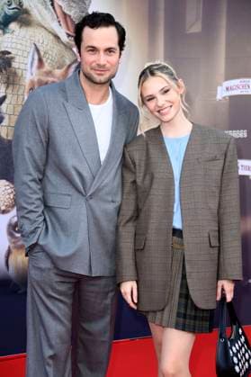 Samuel Schneider and Esther Graf at the premiere of the movie Die Schule der magischen Tiere 4 at Zoo Palast Berlin, 19 09 2025 Foto:xN.xKubelkax xFuturexImagex tiere_berlin_5983