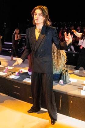 Damian Hurley at the Lola Casademunt by Maite Fashion Show at the Mercedes Benz Fashion Week Madrid Spring Summer 2026 at the Ifema Madrid exhibition center, 19 09 2025 Foto:xDyDxFotografosx xFuturexImagex casademunt_5910