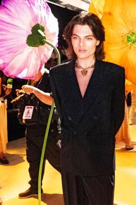 Damian Hurley at the Lola Casademunt by Maite Fashion Show at the Mercedes Benz Fashion Week Madrid Spring Summer 2026 at the Ifema Madrid exhibition center, 19 09 2025 Foto:xDyDxFotografosx xFuturexImagex casademunt_5914