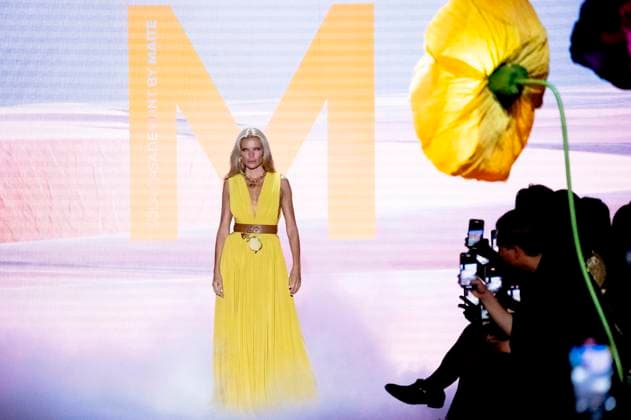 Esther Canadas at the Lola Casademunt by Maite Fashion Show at the Mercedes Benz Fashion Week Madrid Spring Summer 2026 at the Ifema Madrid exhibition center, 19 09 2025 Foto:xDyDxFotografosx xFuturexImagex casademunt_5917