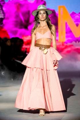 Model at the Lola Casademunt by Maite Fashion Show at the Mercedes Benz Fashion Week Madrid Spring Summer 2026 at the Ifema Madrid exhibition center, 19 09 2025 Foto:xDyDxFotografosx xFuturexImagex casademunt_5927