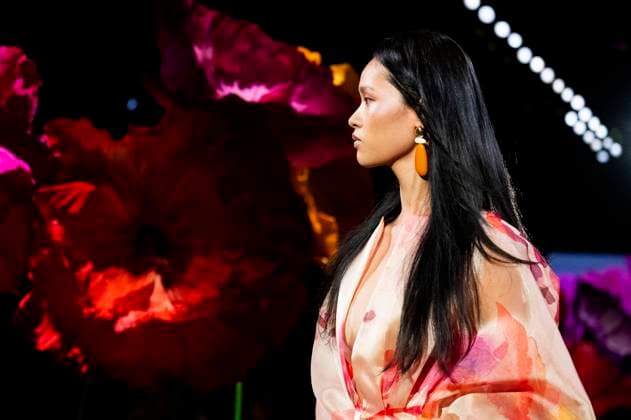 Model at the Lola Casademunt by Maite Fashion Show at the Mercedes Benz Fashion Week Madrid Spring Summer 2026 at the Ifema Madrid exhibition center, 19 09 2025 Foto:xDyDxFotografosx xFuturexImagex casademunt_5937