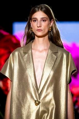 Model at the Lola Casademunt by Maite Fashion Show at the Mercedes Benz Fashion Week Madrid Spring Summer 2026 at the Ifema Madrid exhibition center, 19 09 2025 Foto:xDyDxFotografosx xFuturexImagex casademunt_5947