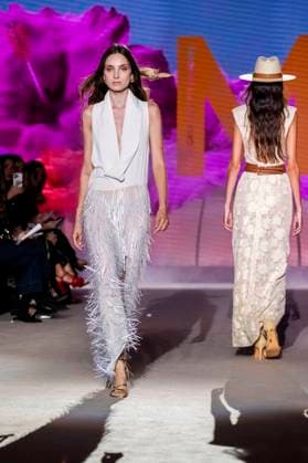 Model at the Lola Casademunt by Maite Fashion Show at the Mercedes Benz Fashion Week Madrid Spring Summer 2026 at the Ifema Madrid exhibition center, 19 09 2025 Foto:xDyDxFotografosx xFuturexImagex casademunt_5954