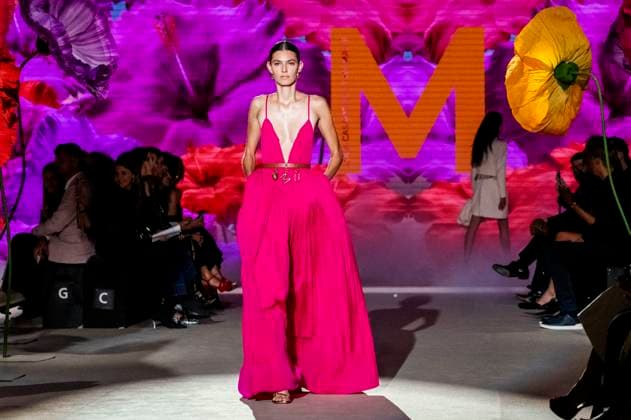Model at the Lola Casademunt by Maite Fashion Show at the Mercedes Benz Fashion Week Madrid Spring Summer 2026 at the Ifema Madrid exhibition center, 19 09 2025 Foto:xDyDxFotografosx xFuturexImagex casademunt_5957