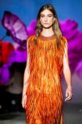 Model at the Lola Casademunt by Maite Fashion Show at the Mercedes Benz Fashion Week Madrid Spring Summer 2026 at the Ifema Madrid exhibition center, 19 09 2025 Foto:xDyDxFotografosx xFuturexImagex casademunt_5959