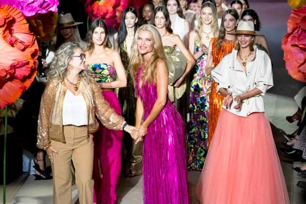 Lola Casademunt, Esther Canadas and models at the Lola Casademunt by Maite Fashion Show at the Mercedes Benz Fashion Week Madrid Spring Summer 2026 at the Ifema Madrid exhibition center, 19 09 2025 Foto:xDyDxFotografosx xFuturexImagex casademunt_5974