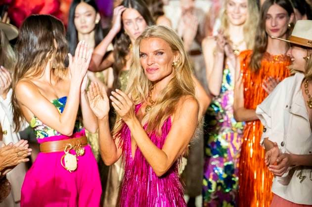 Esther Canadas and models at the Lola Casademunt by Maite fashion show at the Mercedes Benz Fashion Week Madrid Spring Summer 2026 at the Ifema Madrid exhibition center, 19 09 2025 Foto:xDyDxFotografosx xFuturexImagex casademunt_5975