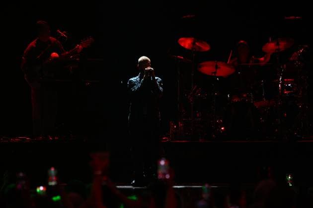 Adam Levine of Maroon 5 performs on stage during the iHeartRadio Music Festival Concerts at T-Mobile Arena in Las Vegas, Nevada on Friday, September 19, 2025.  LAV2025091921 JAMESxATOA