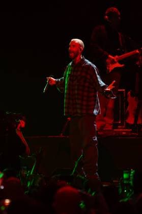 Adam Levine of Maroon 5 performs on stage during the iHeartRadio Music Festival Concerts at T-Mobile Arena in Las Vegas, Nevada on Friday, September 19, 2025.  LAV2025091922 JAMESxATOA