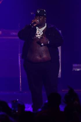 BigXthaPlug performs on stage during the iHeartRadio Music Festival Concerts at T-Mobile Arena in Las Vegas, Nevada on Friday, September 19, 2025.  LAV2025091953 JAMESxATOA