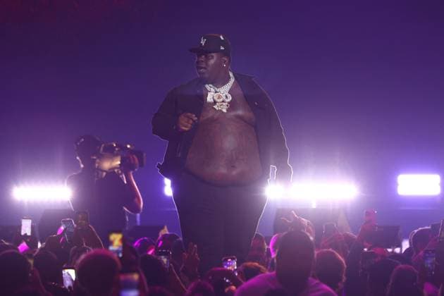 BigXthaPlug performs on stage during the iHeartRadio Music Festival Concerts at T-Mobile Arena in Las Vegas, Nevada on Friday, September 19, 2025.  LAV2025091955 JAMESxATOA