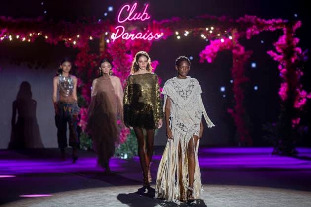September 20, 2025, Madrid, Madrid, Spain: A model walks the runway for during the Odette Alvarez Spring Summer 2026 collection runway show during the 40th Mercedes-Benz Fashion Week in Madrid. Madrid Spain - ZUMAs296 20250920_znp_s296_018 Copyright: xLuisxSotox