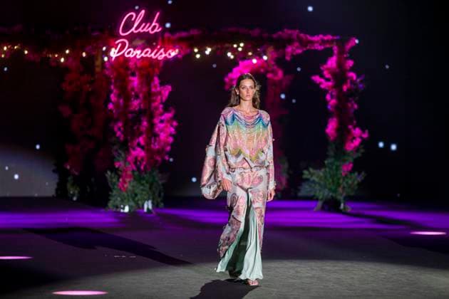 September 20, 2025, Madrid, Madrid, Spain: A model walks the runway for during the Odette Alvarez Spring Summer 2026 collection runway show during the 40th Mercedes-Benz Fashion Week in Madrid. Madrid Spain - ZUMAs296 20250920_znp_s296_019 Copyright: xLuisxSotox