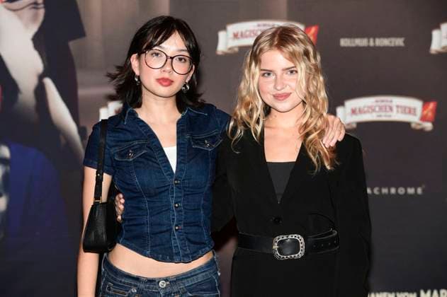 Purnima Grätz and Emilia Pieske at the premiere of the movie Die Schule der magischen Tiere 4 at the Astor Grand Cinema Hannover, 20 09 2025 Foto:xN.xHeuselx xFuturexImagex tiere_hannover_5911