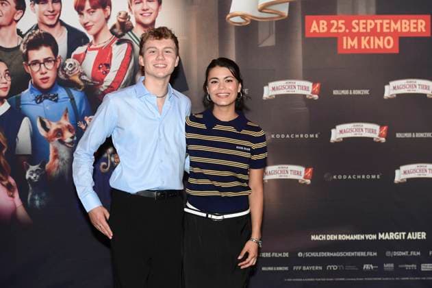 Leonard Conrads and Tomomi Themann at the premiere of the movie The School of Magical Beasts 4 at the Astor Grand Cinema Hannover, 20 09 2025 Foto:xN.xHeuselx xFuturexImagex tiere_hannover_5916
